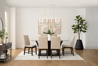 Roswell Glass Rectangular Table