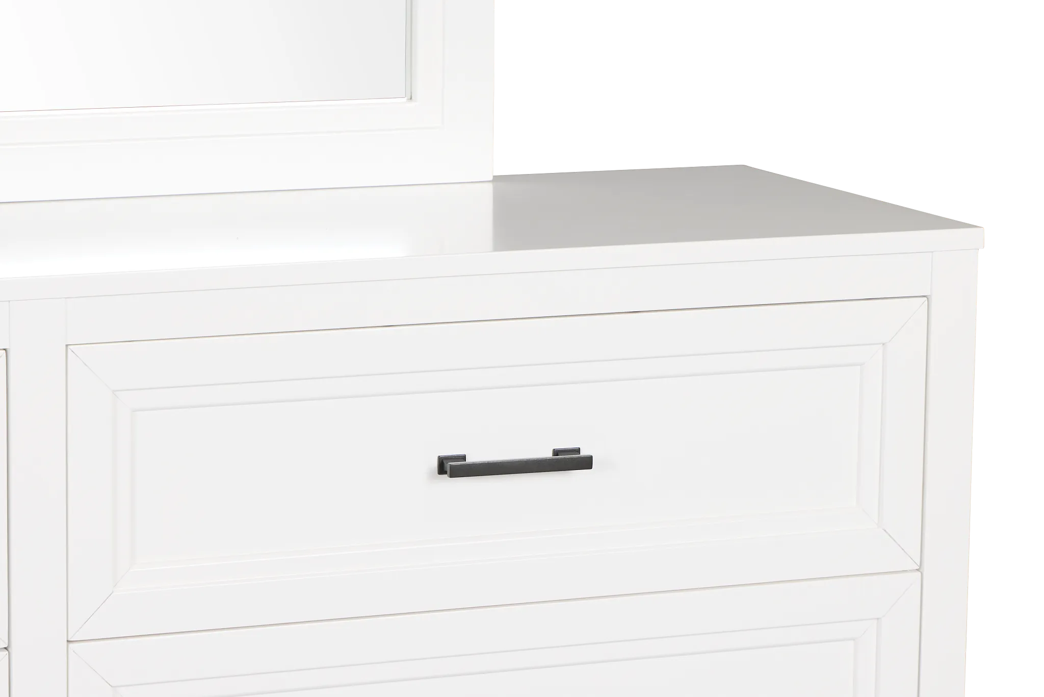 Nantucket White Dresser & Mirror