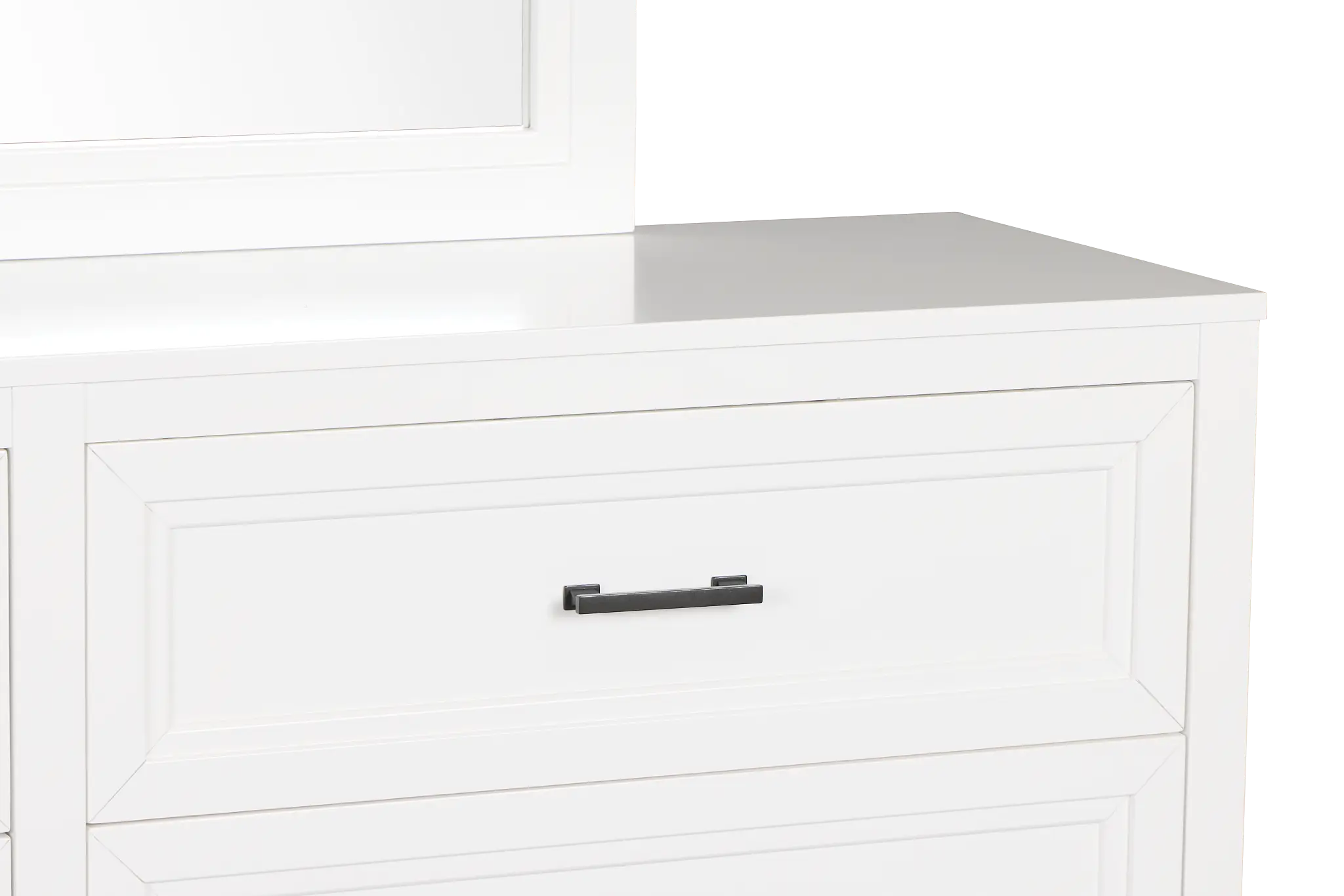 Nantucket White Dresser & Mirror Nantucket White Dresser & Mirror