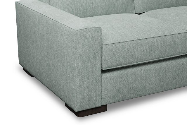 Edgewater Elevation Light Green 96" Sofa W/ 3 Cushions