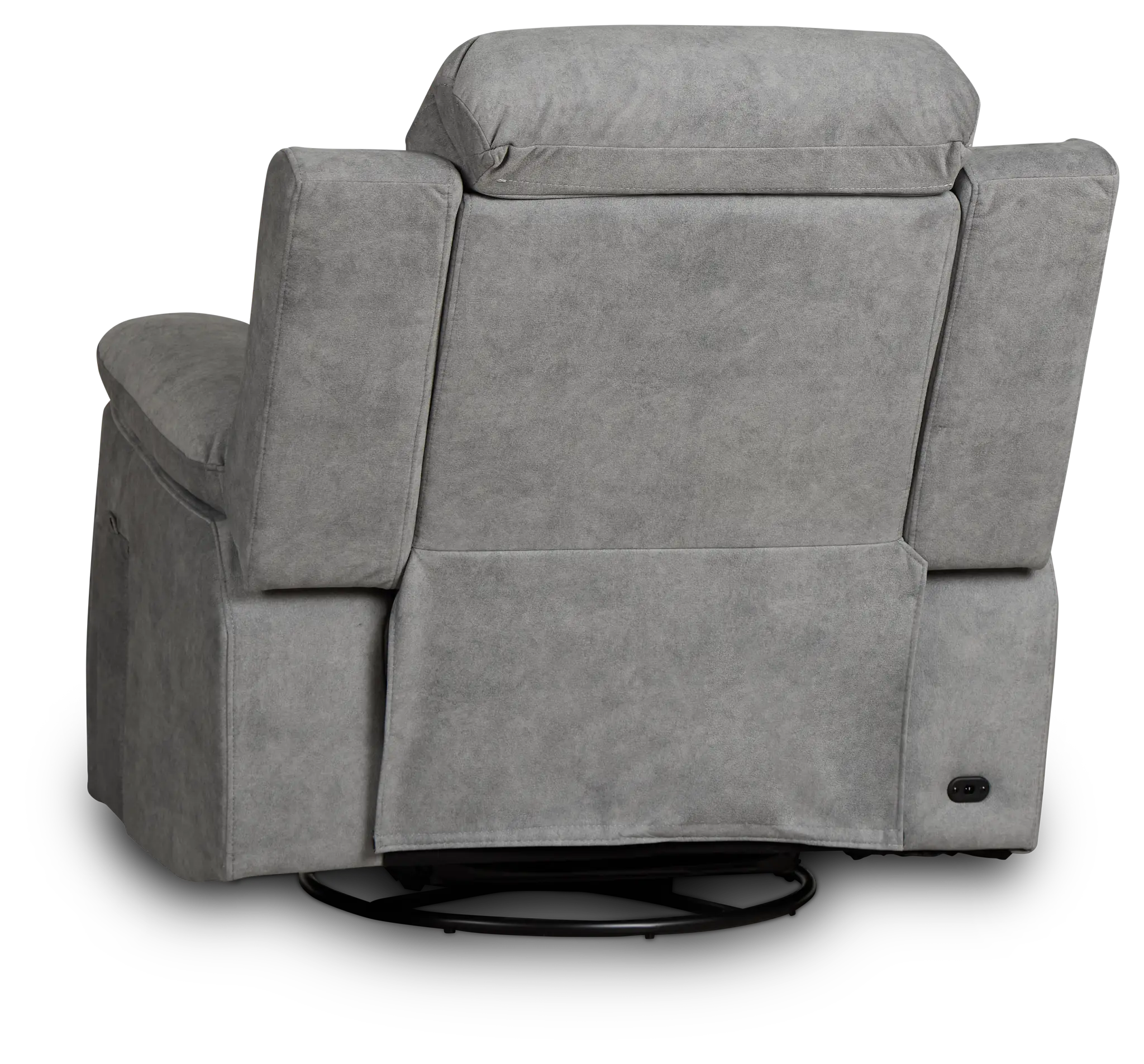 Benson Gray Micro Power Swivel Glider Recliner Benson Gray Micro Power Swivel Glider Recliner
