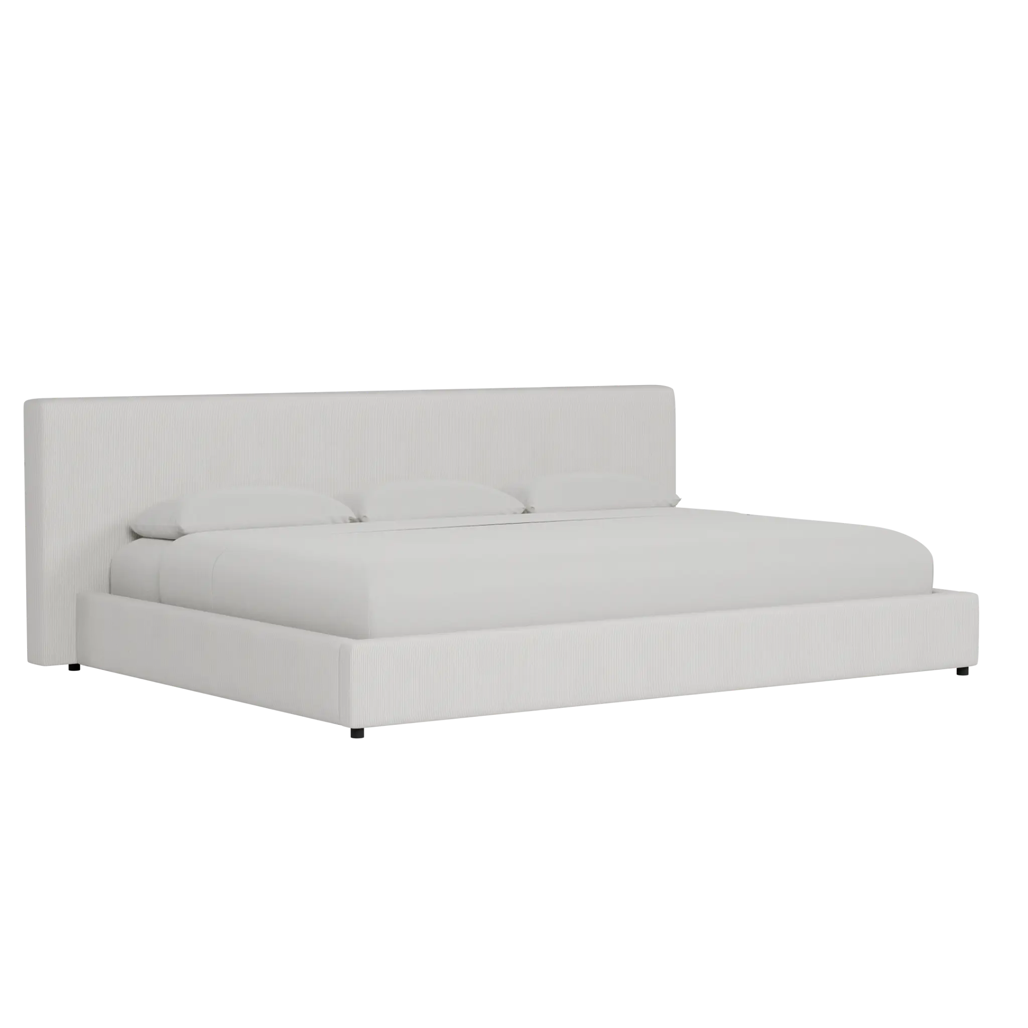 Grayton Lucy Light Beige 44" Upholstered Platform Bed Grayton Lucy Light Beige 44" Upholstered Platform Bed
