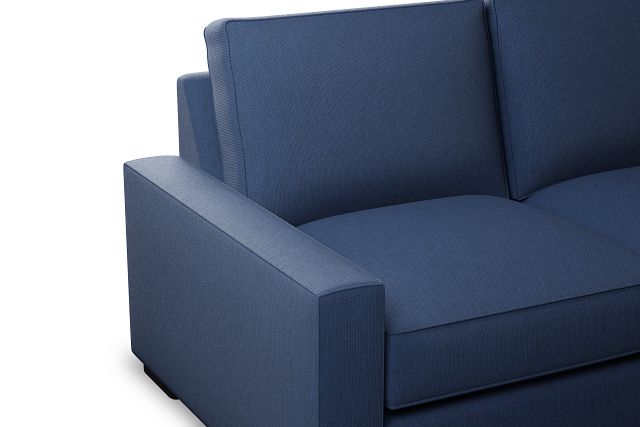 Edgewater Revenue Dark Blue Loveseat