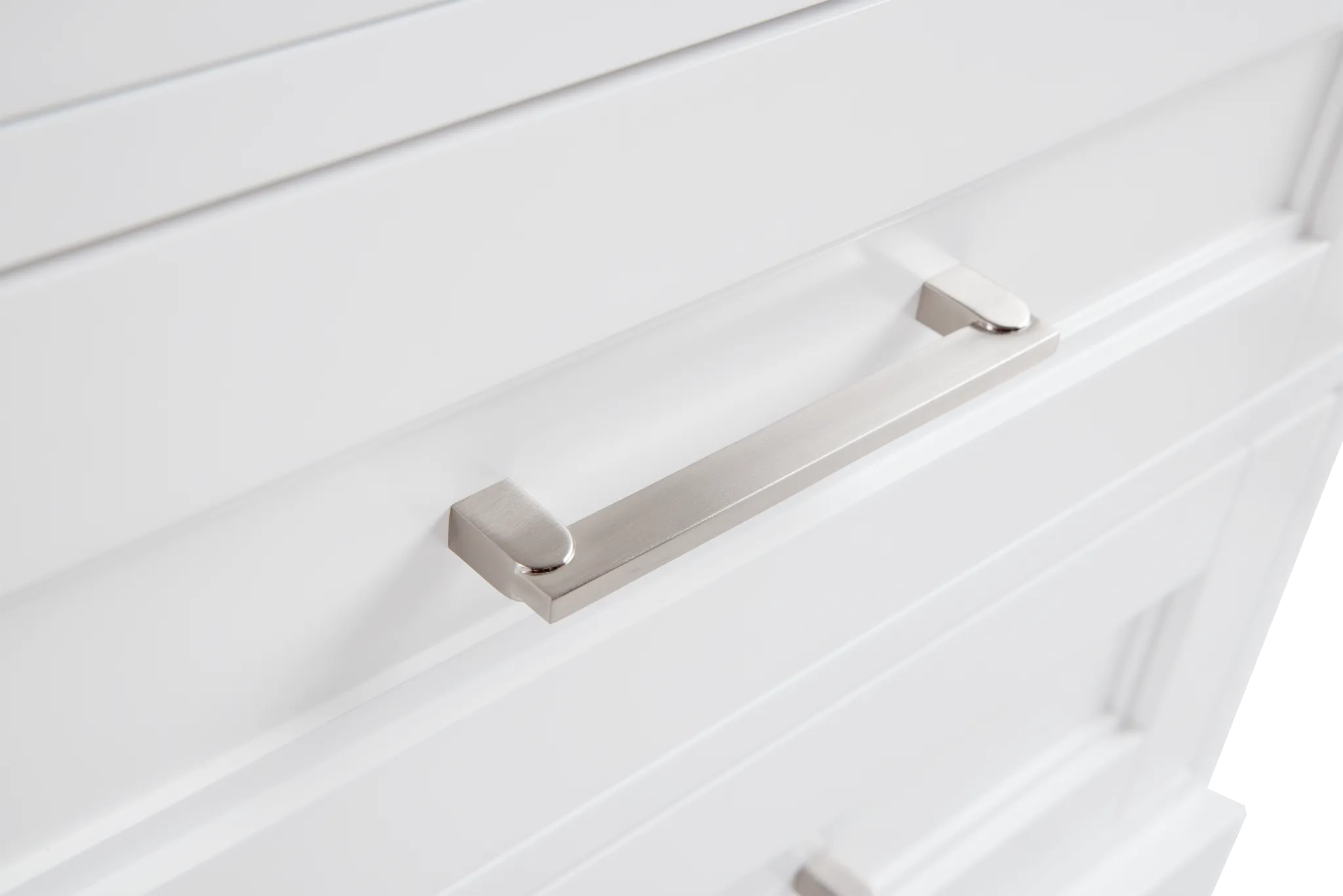 Newport White Drawer Bookcase Wall