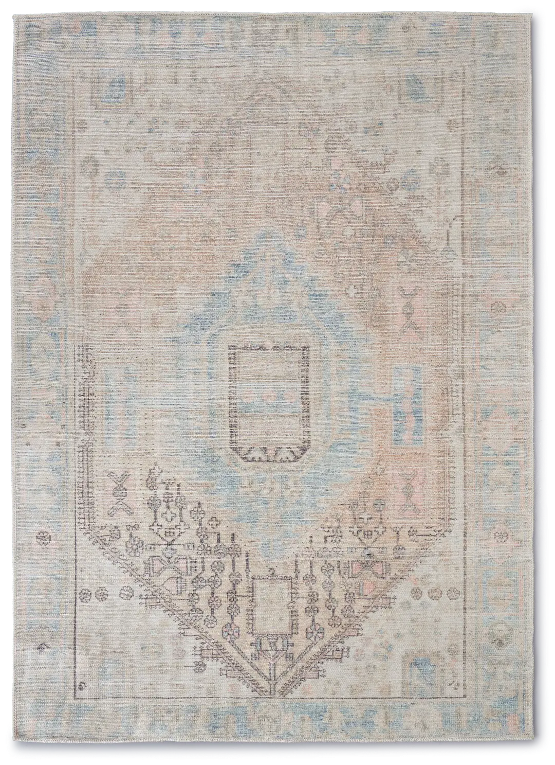 Emmy Light Blue 5x8 Area Rug Emmy Light Blue 5x8 Area Rug