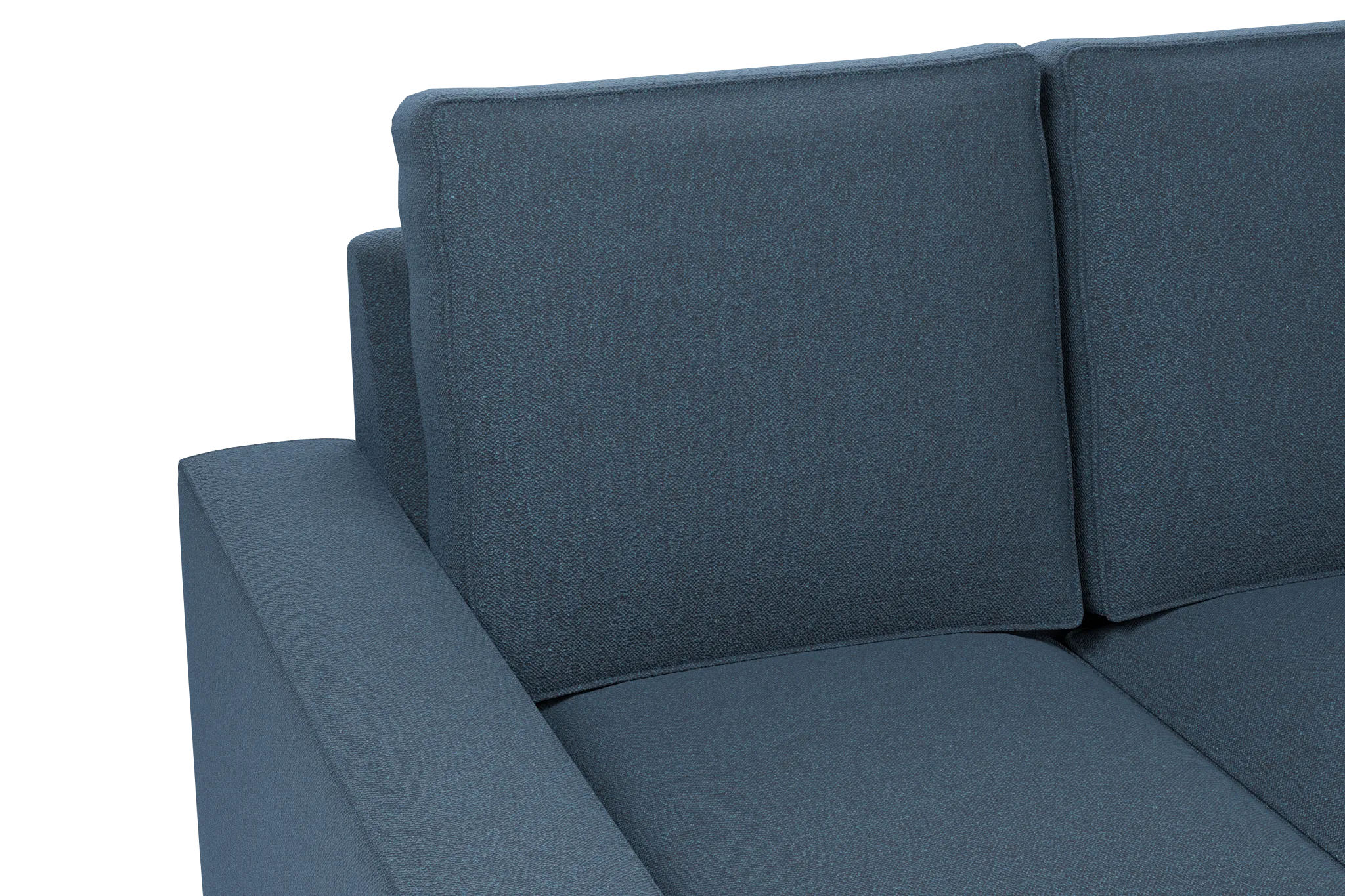 Edgewater Elite Blue 84" Sofa W/ 3 Cushions