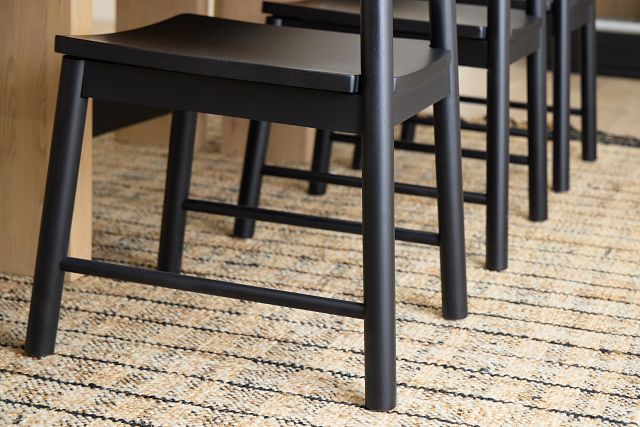 Highland Black Wood Side Chair