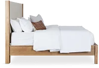 Tahoe Light Tone Uph Panel Bed