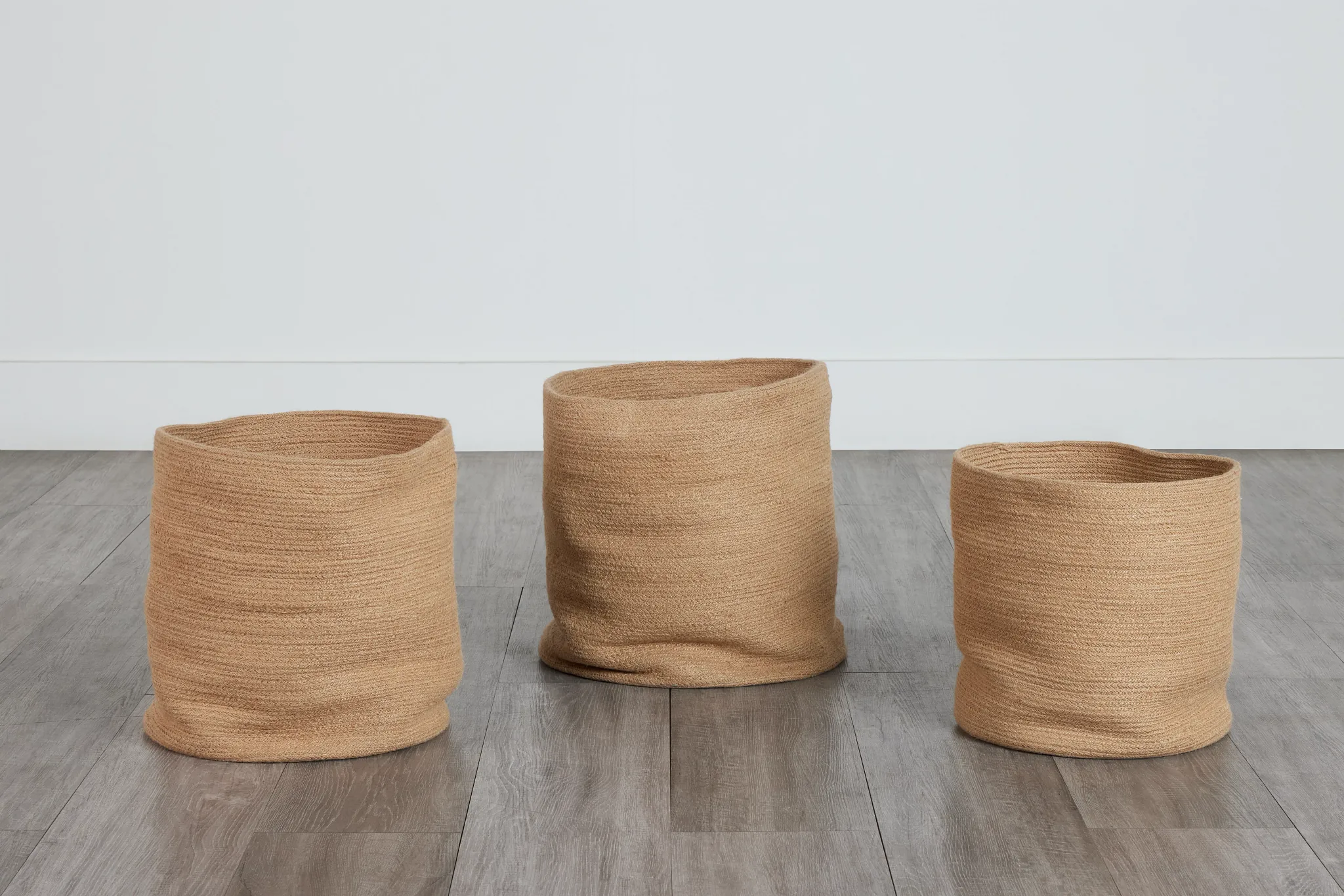 Buck Light Brown Set Of 3 Basket