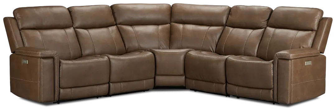 Jayden Brown Micro Small Two-arm Power Reclining Sectional Jayden Brown Micro Small Two-arm Power Reclining Sectional