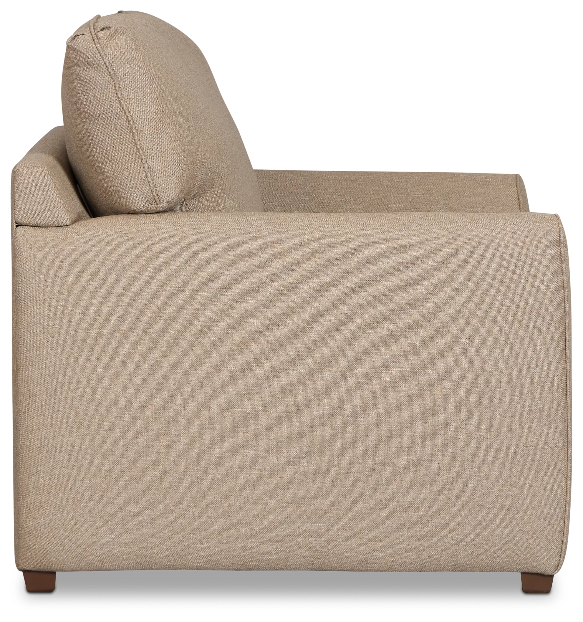 Tate Brown Fabric Memory Foam Sleeper