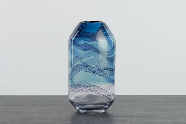 Alya Dark Blue Vase (0)