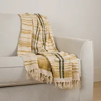 Calma Ivory 60" X 90" Throw
