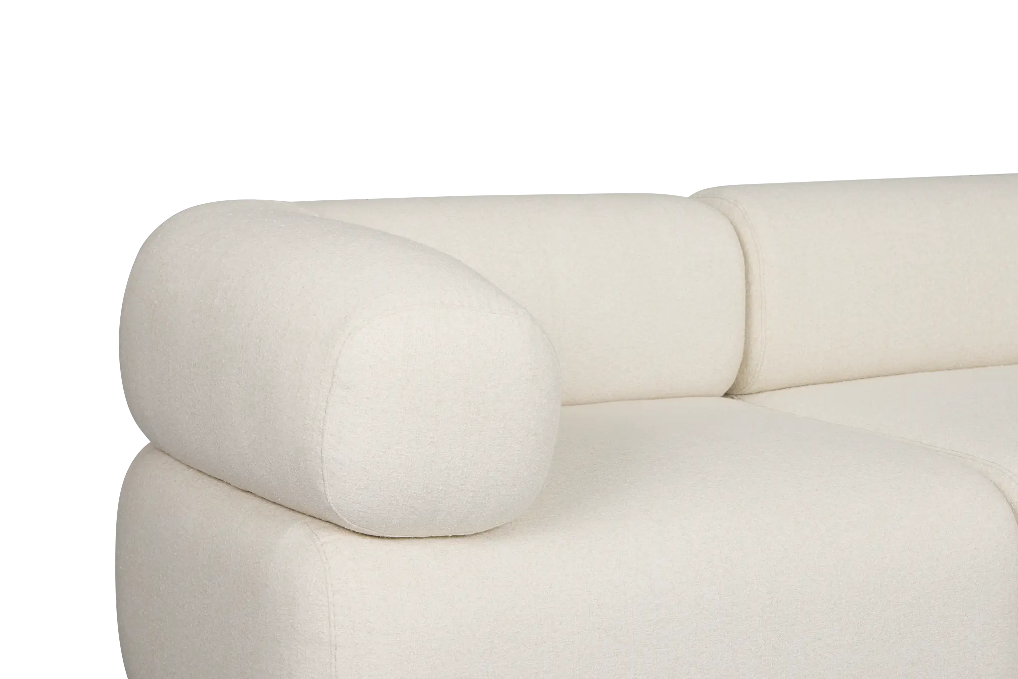 Celeste Light Beige Fabric 5-piece Right Facing Bumper Sectional Celeste Light Beige Fabric 5-piece Right Facing Bumper Sectional