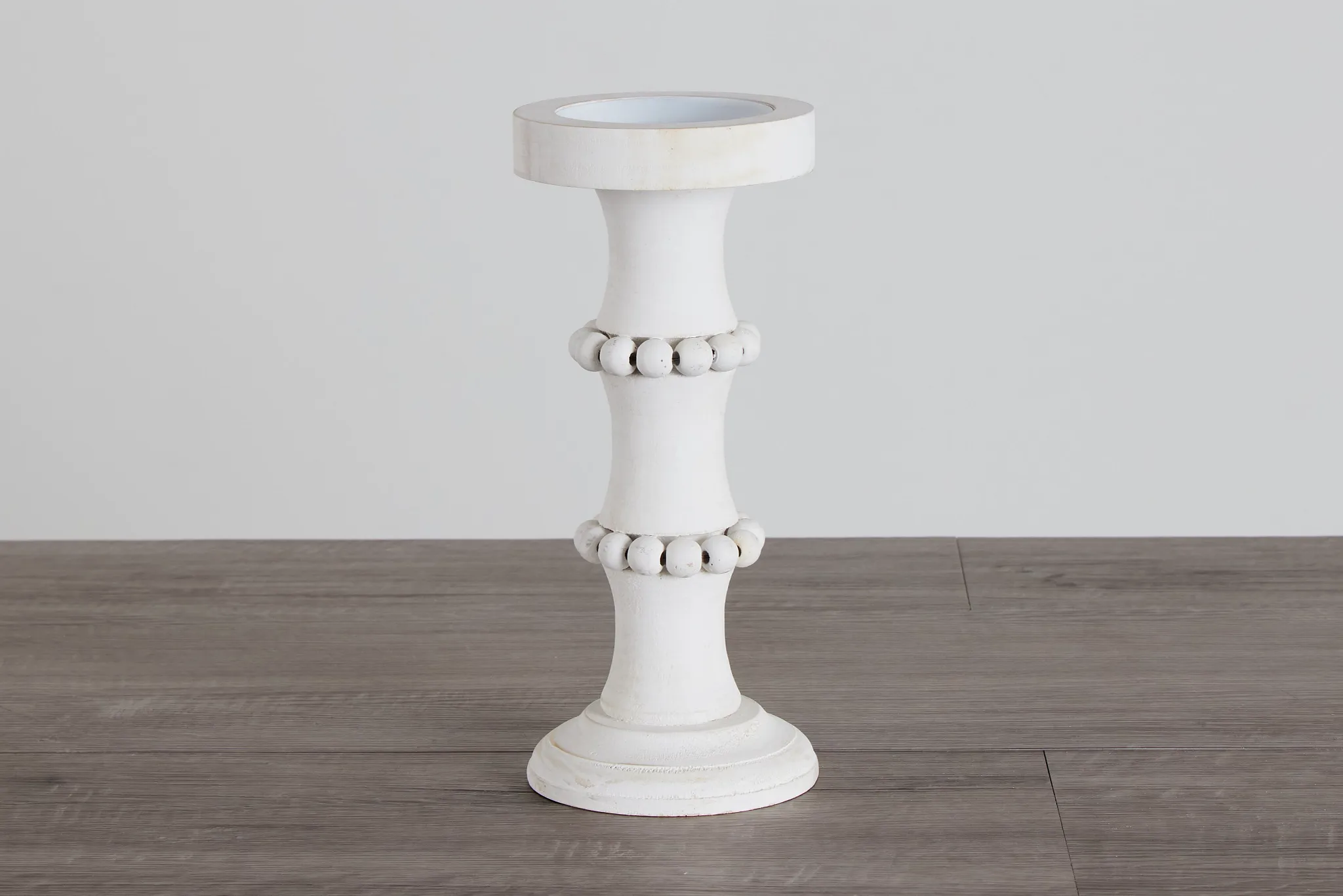 Brock White 11" Candle Holder