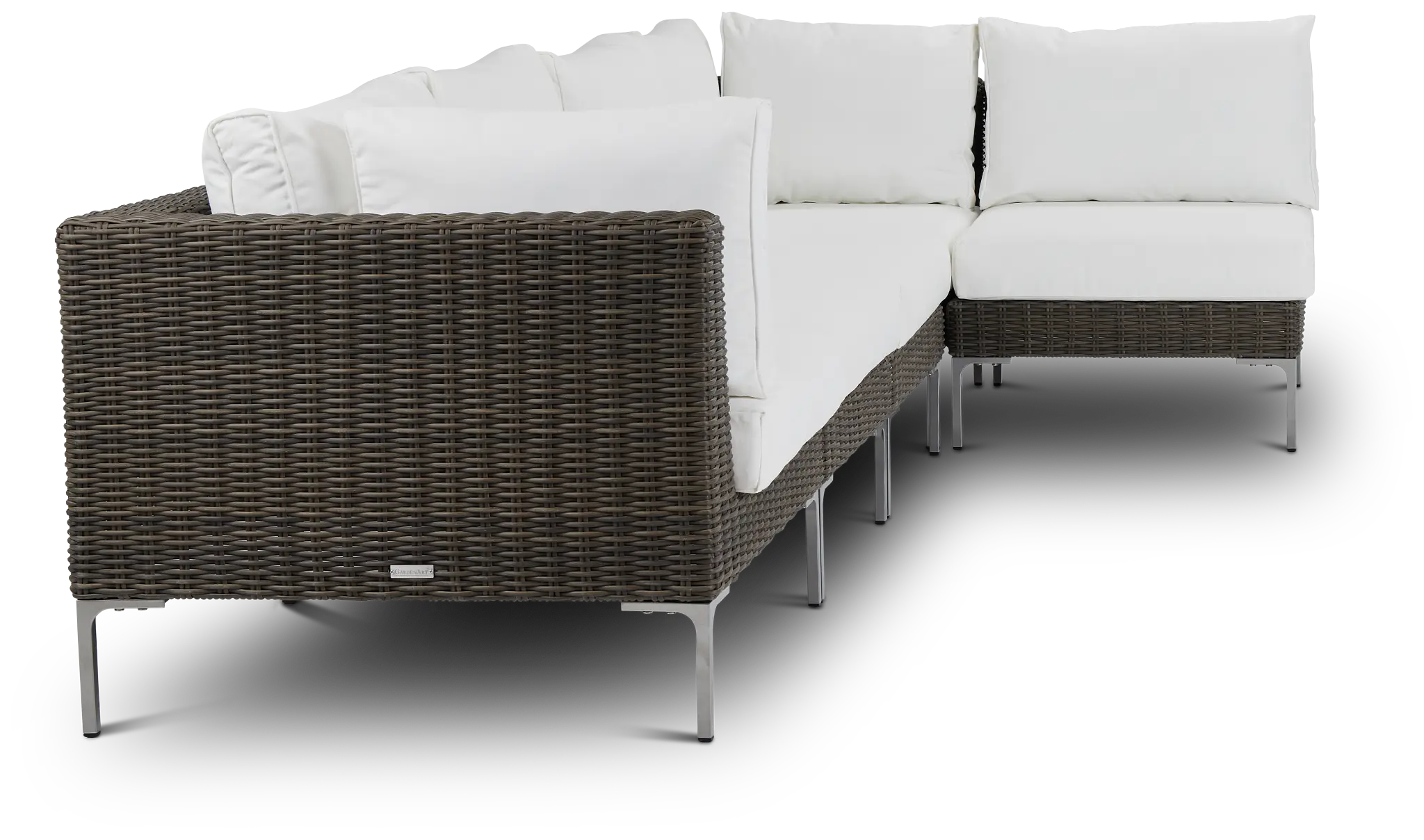 Tulum White Woven 5-piece Modular Sectional Tulum White Woven 5-piece Modular Sectional