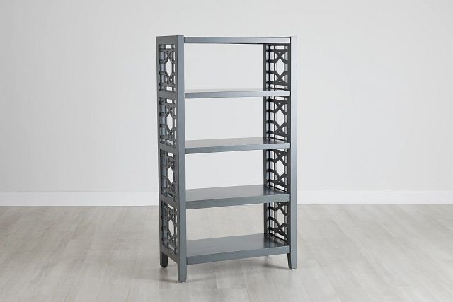 Joplin Gray Bookcase