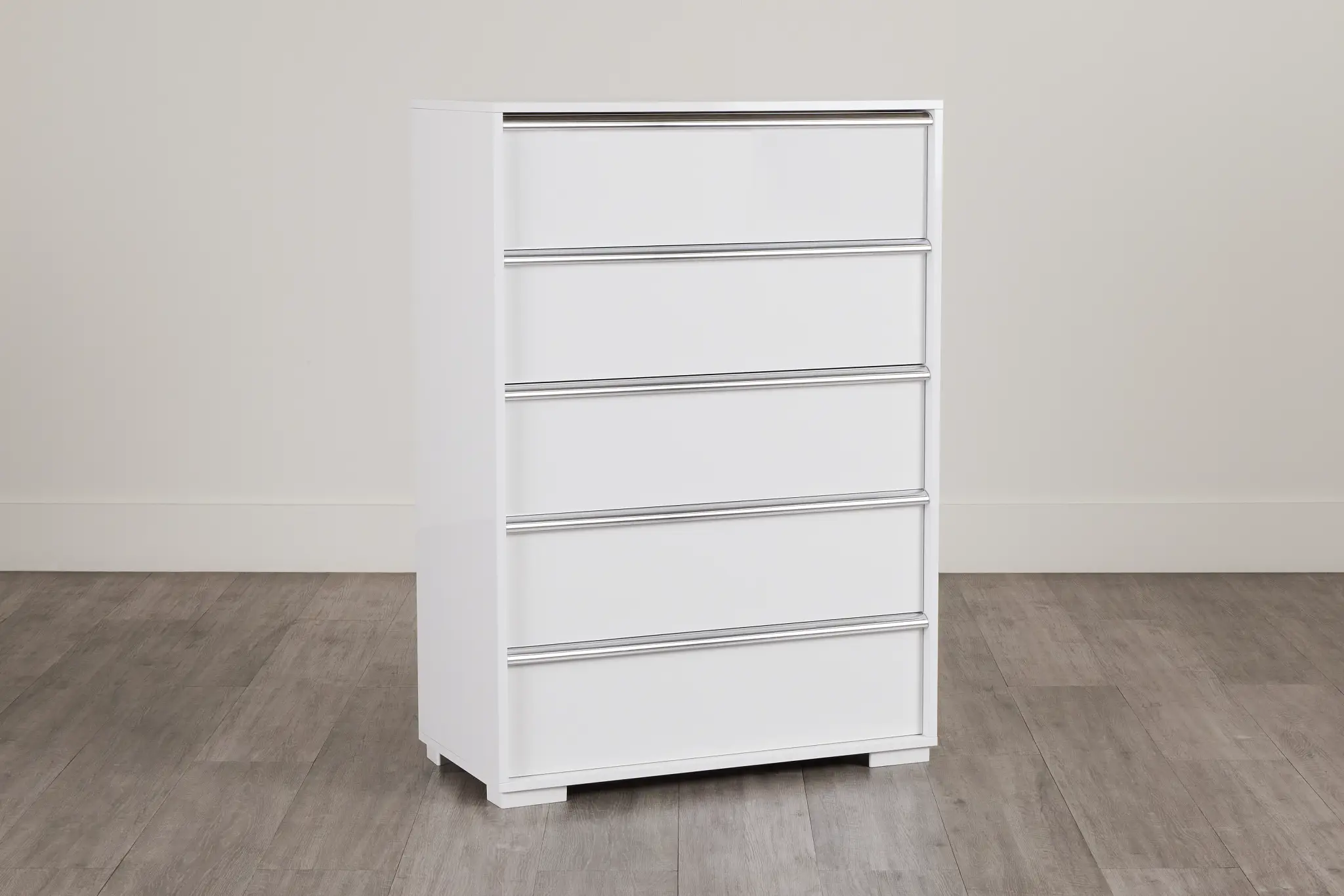 Doral White 5-drawer Chest Doral White 5-drawer Chest