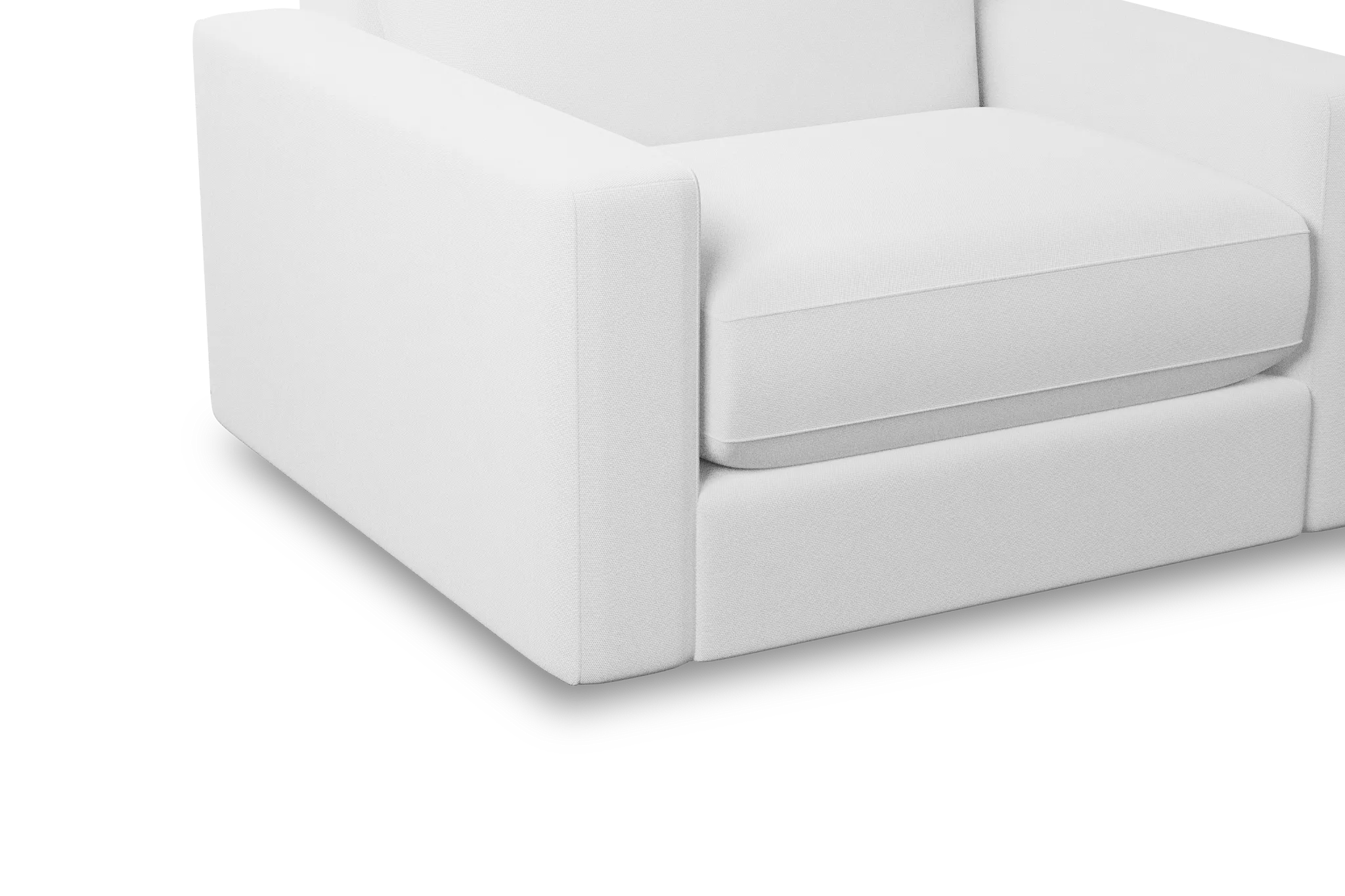 Edgewater Peyton White Swivel Chair