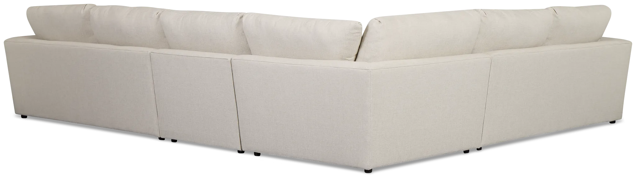 Brantley Light Beige Fabric Medium Two-arm Sectional