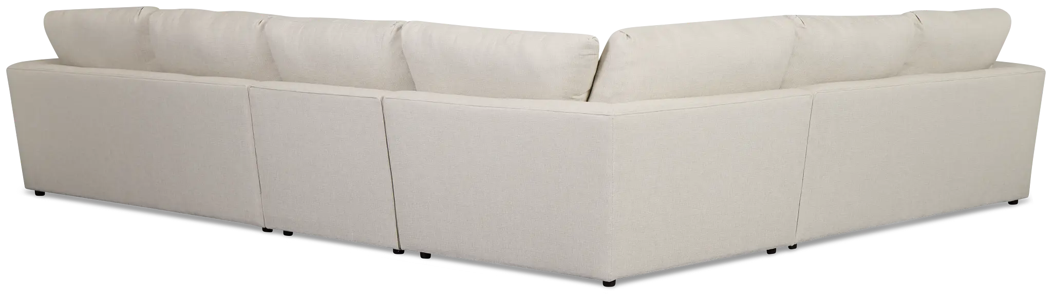 Brantley Light Beige Fabric Medium Two-arm Sectional Brantley Light Beige Fabric Medium Two-arm Sectional
