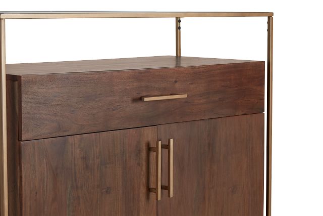 Alexa Dark Tone Wood Bar