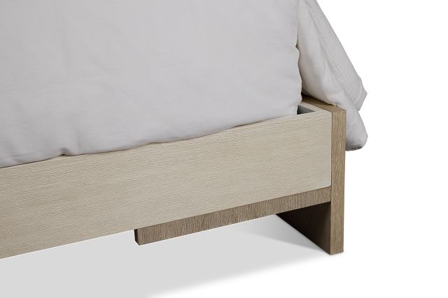 Miramar Light Tone Uph Panel Bed