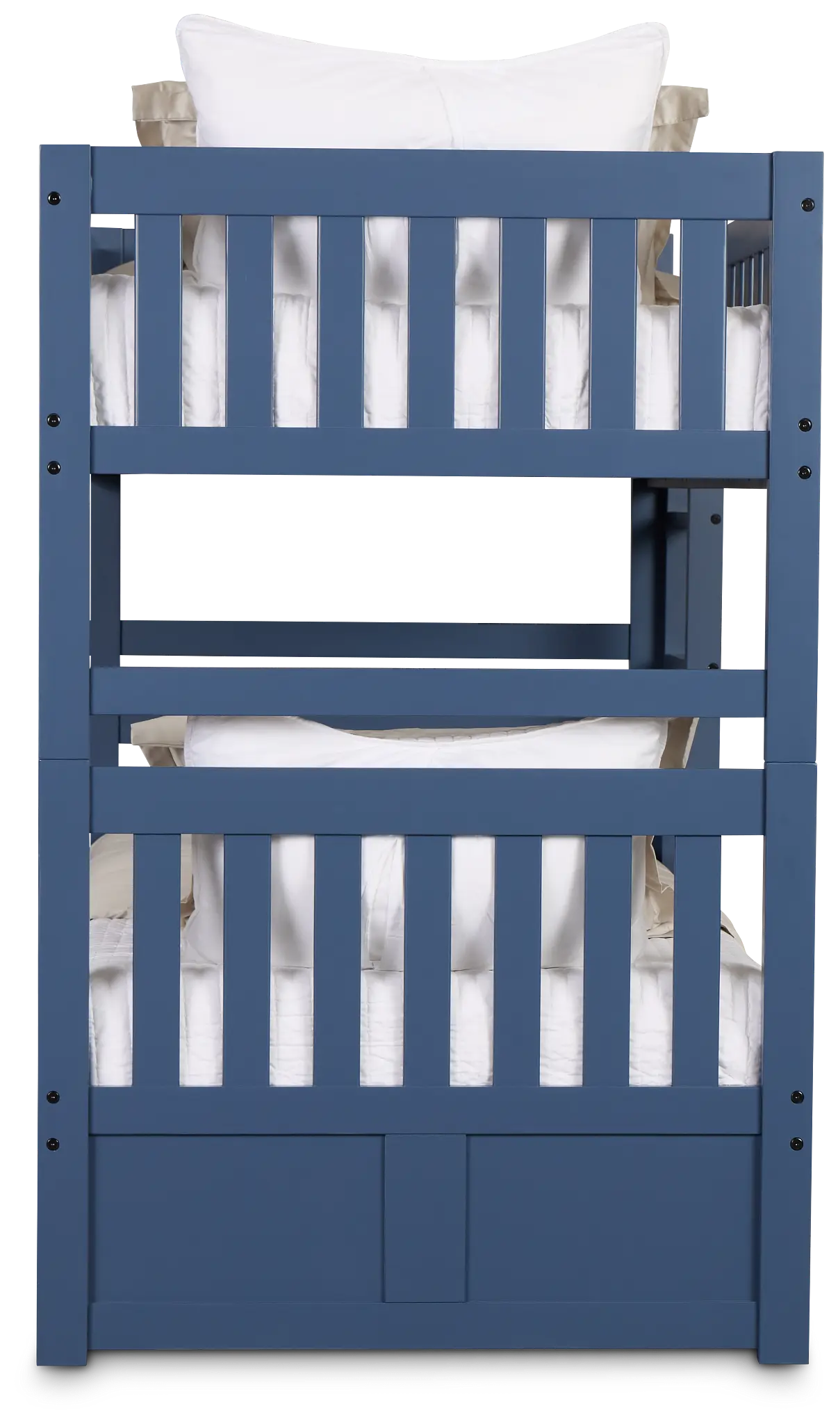 Charleston Dark Blue Trundle Bunk Bed Charleston Dark Blue Trundle Bunk Bed