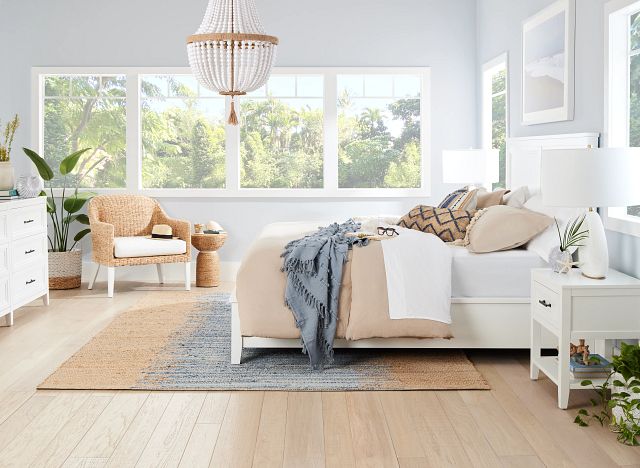Nantucket White Panel Bed