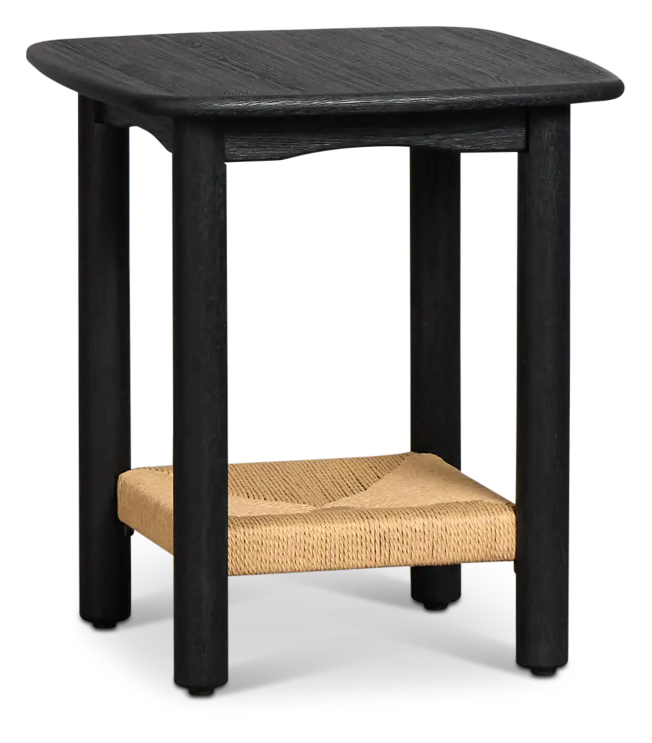 Santorini Black Square End Table Santorini Black Square End Table