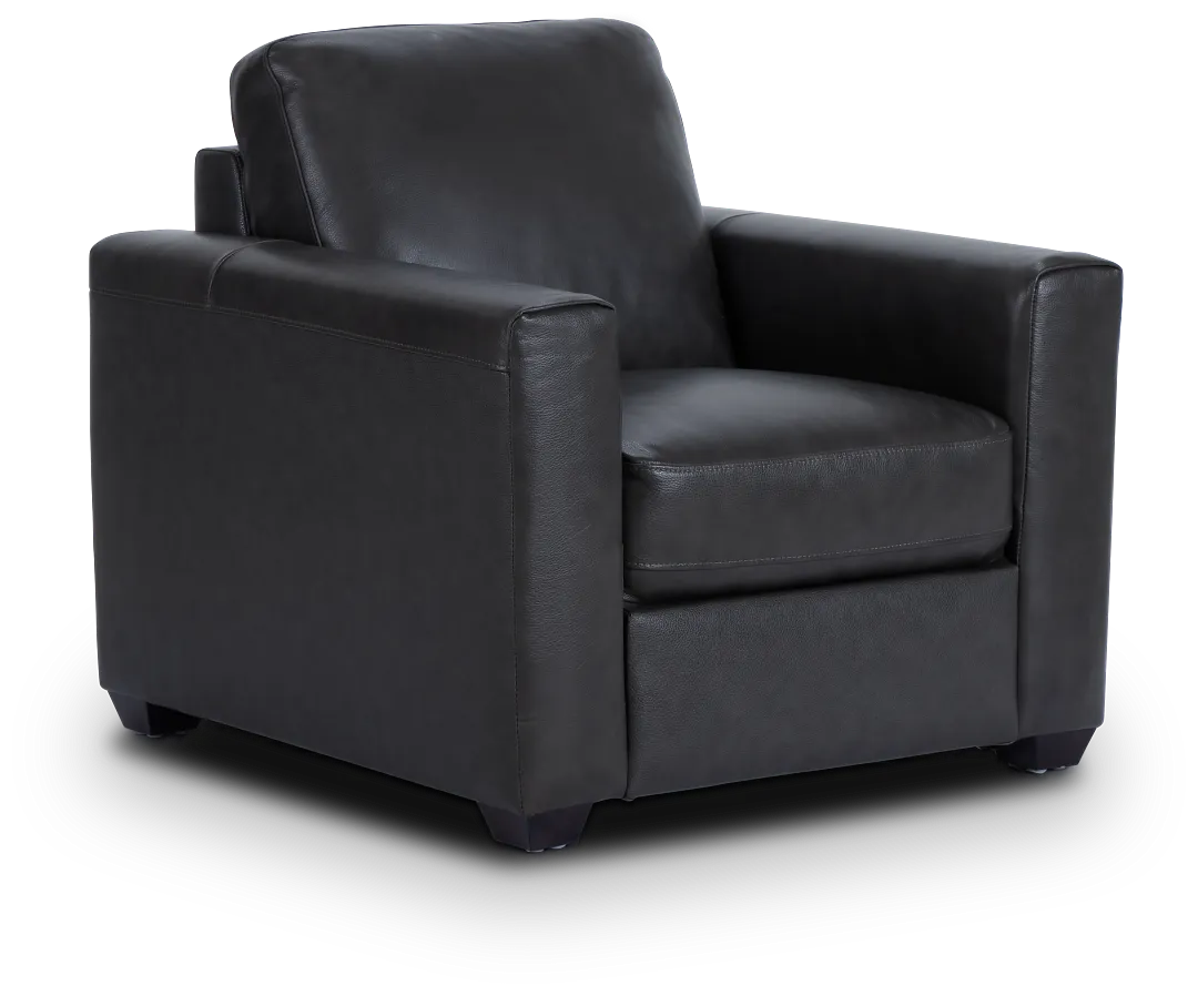 Lane Dark Gray Lthr/vinyl Chair