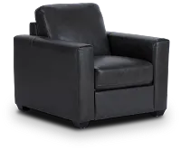 Lane Dark Gray Lthr/vinyl Chair
