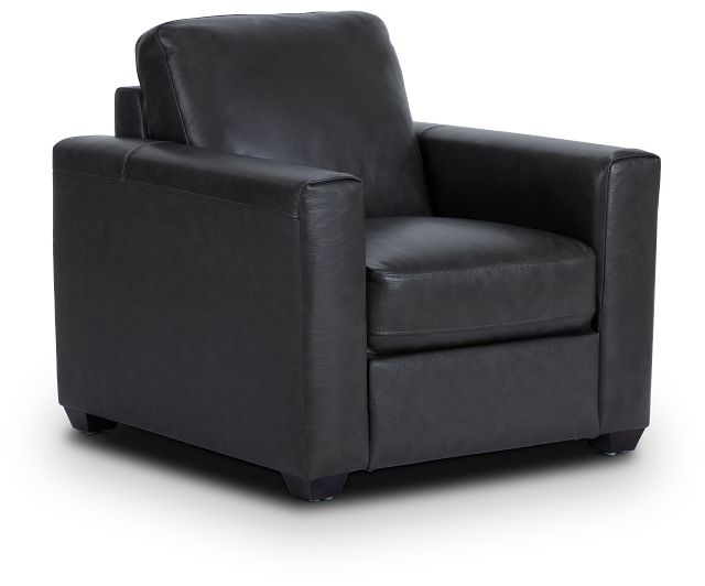 Lane Dark Gray Lthr/vinyl Chair