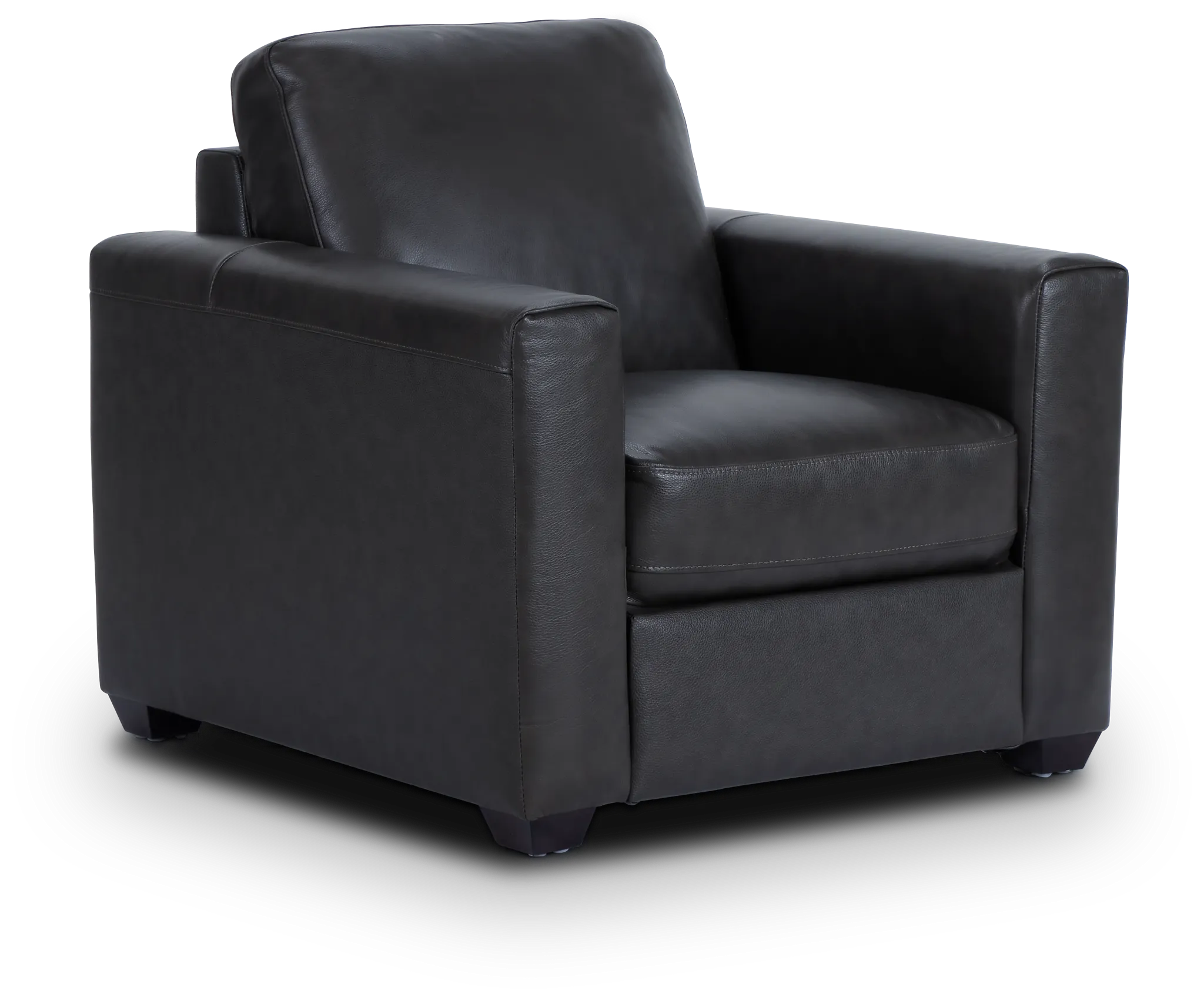 Lane Dark Gray Lthr/vinyl Chair