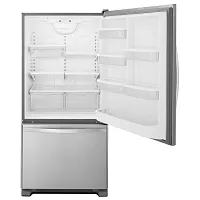 Whirlpool 329 Series Stainless Steel Bottom Freezer Refrigerator
