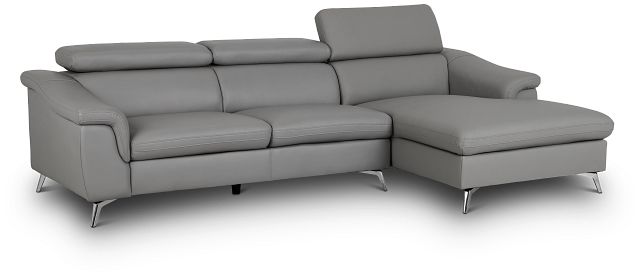 Gunner Gray Micro Right Chaise Sectional
