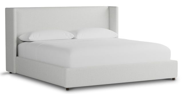 Captiva Elite Ivory 48" Upholstered Shelter Bed