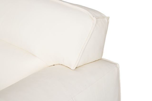 Blanca White Leather 6-piece Modular Sectional