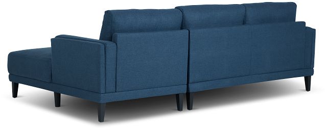 Shepherd Dark Blue Fabric Right Chaise Sectional (4)