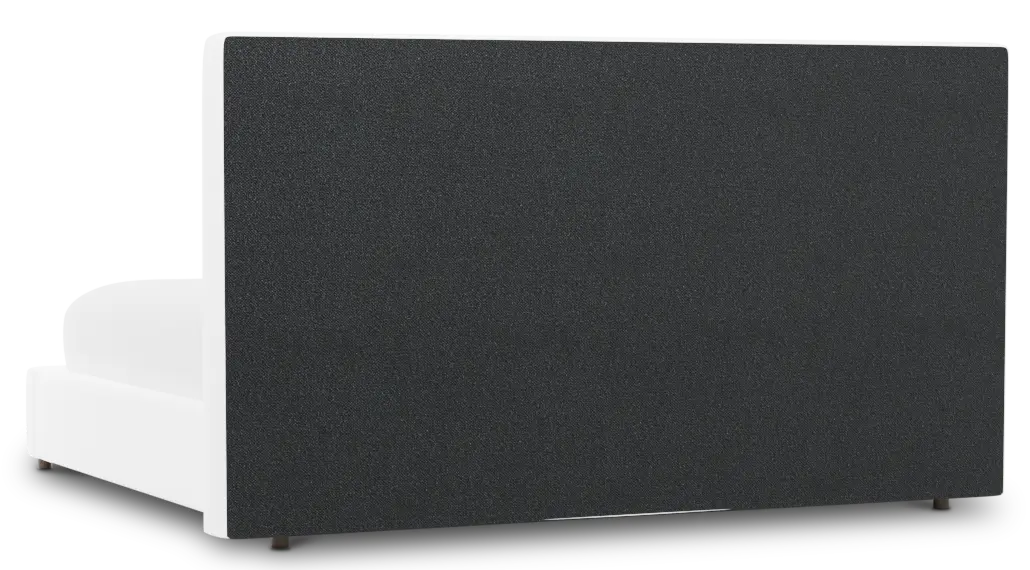 Grayton Peyton White 54" Upholstered Platform Bed Grayton Peyton White 54" Upholstered Platform Bed