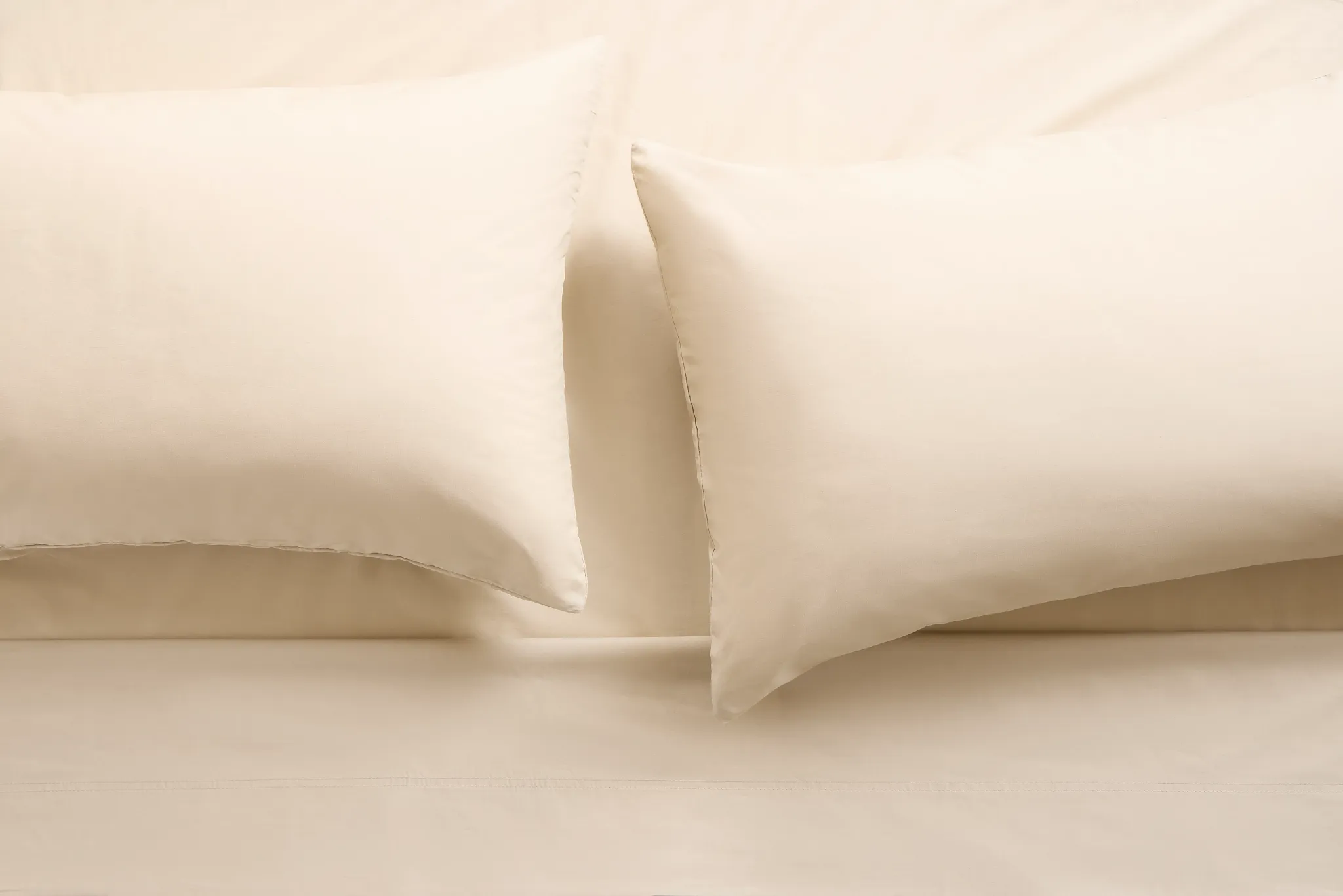 Rest & Renew Percale Cotton Beige 200 Thread Duvet Set