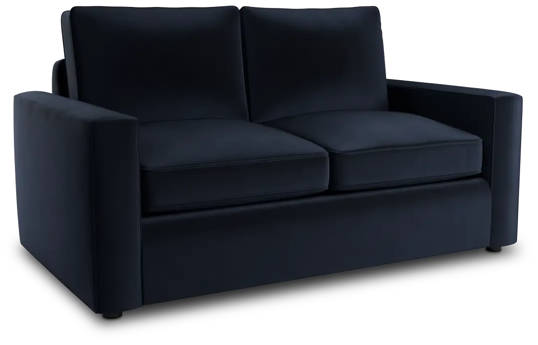 Siesta Joya Dark Blue Fabric Loveseat Siesta Joya Dark Blue Fabric Loveseat