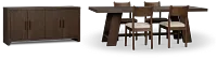 Rochester Dark Tone Rect Dining Room