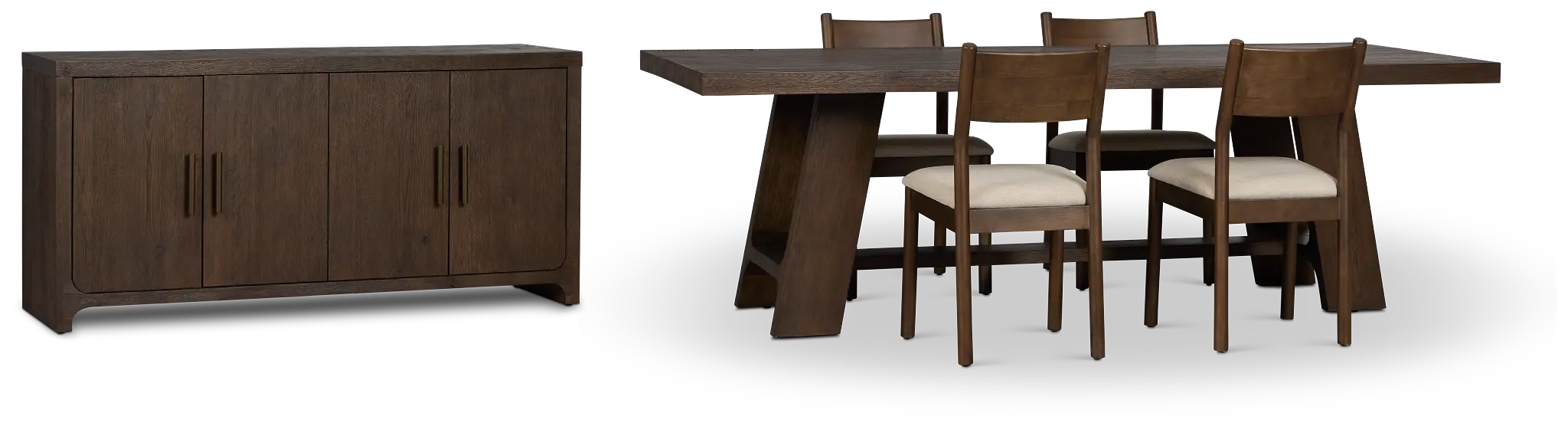 Rochester Dark Tone Rect Dining Room Rochester Dark Tone Rect Dining Room