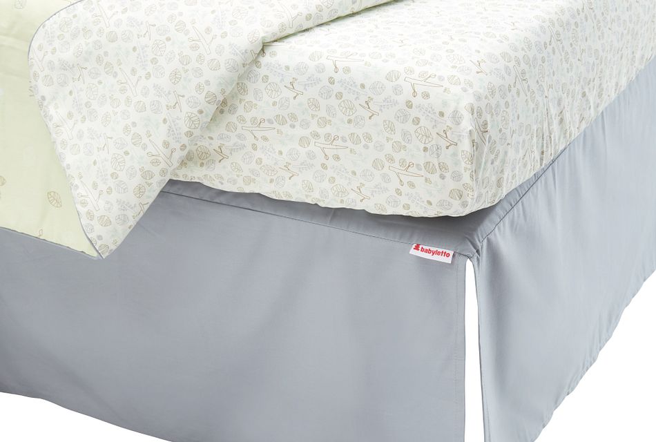 light green crib sheet