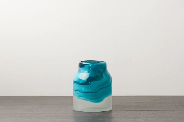 Leo Blue Vase