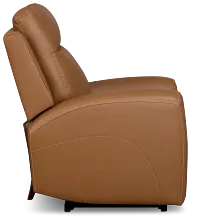 Belmont Medium Brown Lthr/vinyl Power Recliner