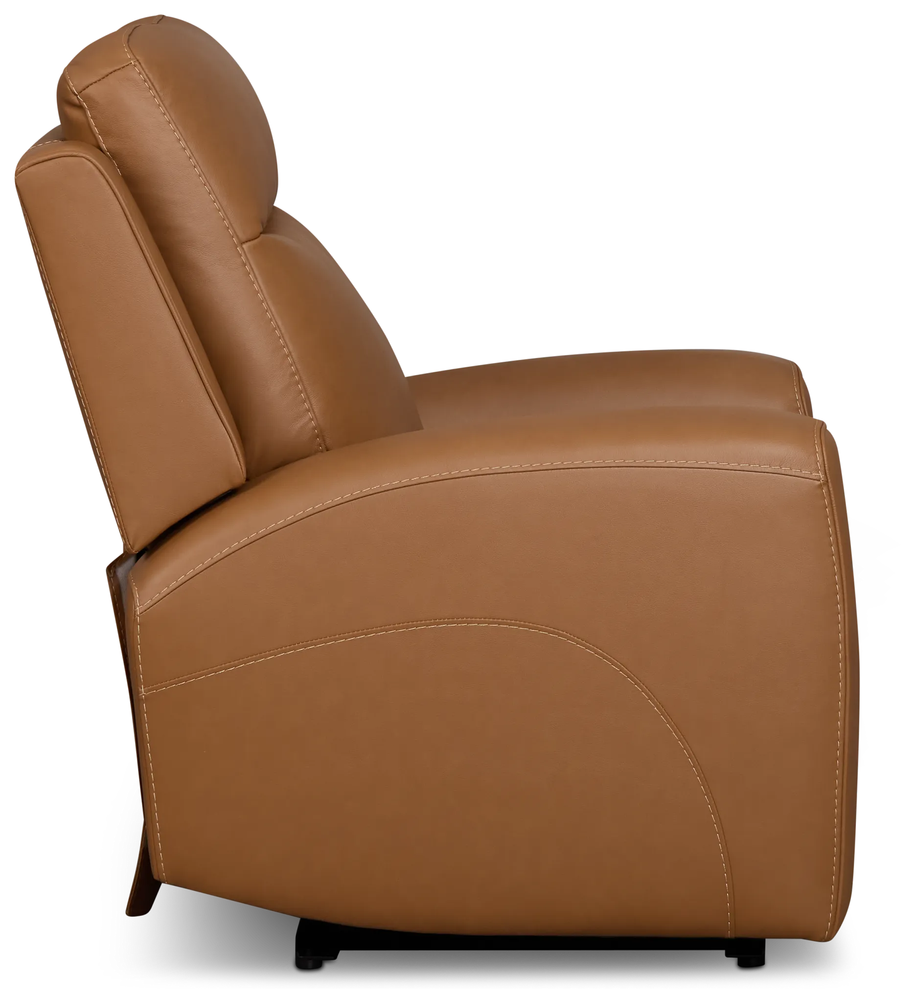 Belmont Medium Brown Lthr/vinyl Power Recliner