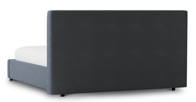 Grayton Maguire Blue 44" Upholstered Platform Bed