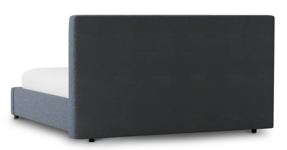 Grayton Maguire Blue 44" Upholstered Platform Bed Grayton Maguire Blue 44" Upholstered Platform Bed